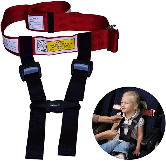 Child Airplane Safety Travel Harness - the Safety Restraint System Will Protect