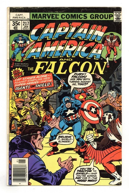 Captain America #217 VG 4.0 1978 1st app. Quasar aka Marvel Man aka Marvel Boy