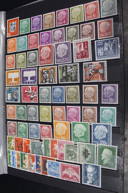 Saarland 379-448 OPD Saarbrücken 1957-1959 komplett postfrisch (G503)