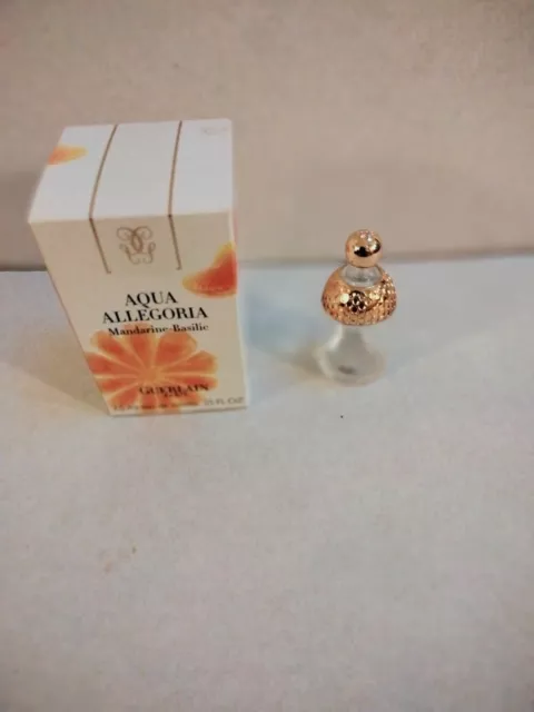 Collector petite bouteille VIDE " Aqua Allégoria Mandarine-Basilic " Guerlain