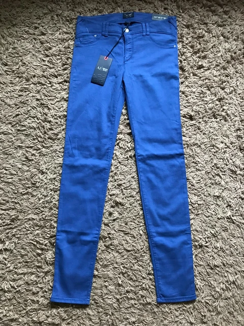 ARMANI JEANS LADIES Womens Comfort Skinny Fit J28 Jeans Blue W28