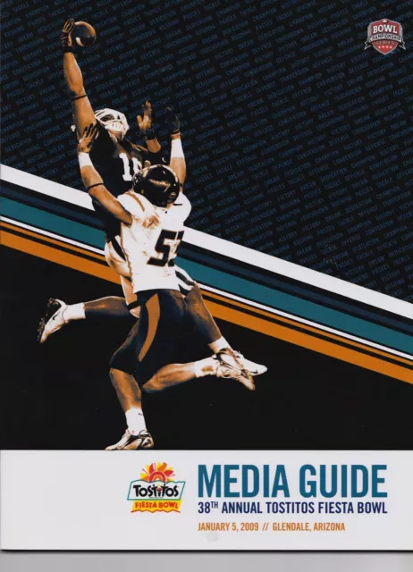 2009 Fiesta Bowl Media Guide Ohio State Buckeyes vs Texas Longhorns