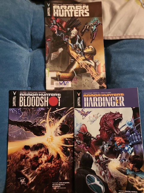 Armor Hunters, Armor Hunters Bloodshot, Armor Hunters Harbinger Valiant Tpb Lot