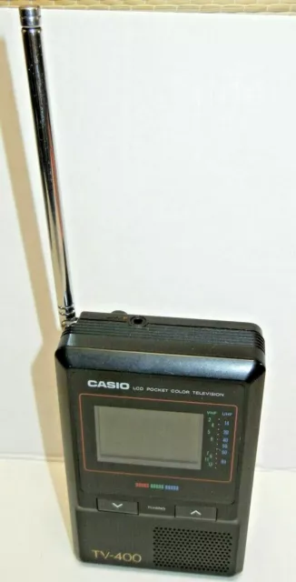 Vintage Casio LCD TV-600N Portable Television From the '90s, Colour Pocket  Television, Collectible Vintage Electronics Sold as Is. 
