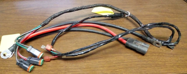 Meyers E58H E60H Snowplow Pump Wiring Harness 15912 & 15811 Battery Wire Hook up
