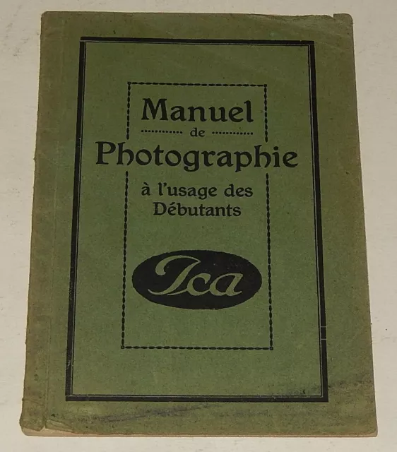 MANUEL de PHOTOGRAPHIE ICA : Détective Trilby - Minimal - Nixe - Lampe Lumen...