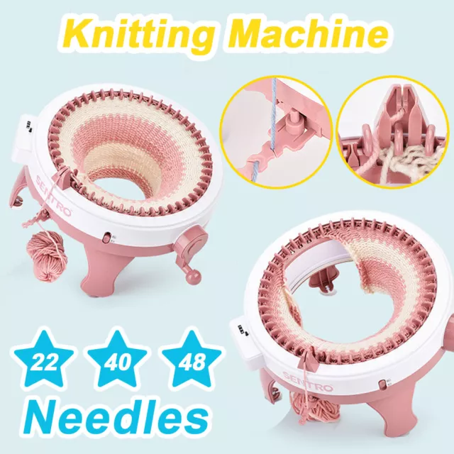 40 Needles Knitting Machine, DIY Knitting Weaving Loom Machine