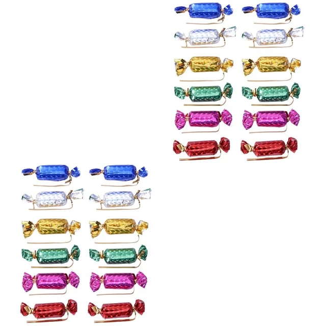 96 pcs Candy Hängen Anhänger Zarte Kunststoff Dekor Für Festival Wohnkultur
