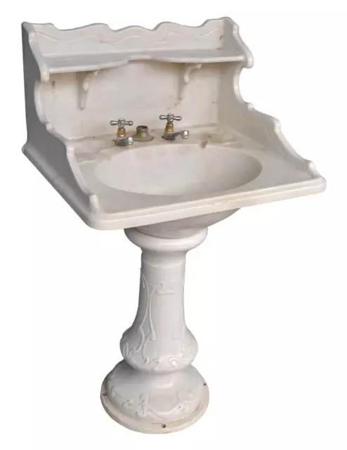 Lavabo céramique Art nouveau 1900