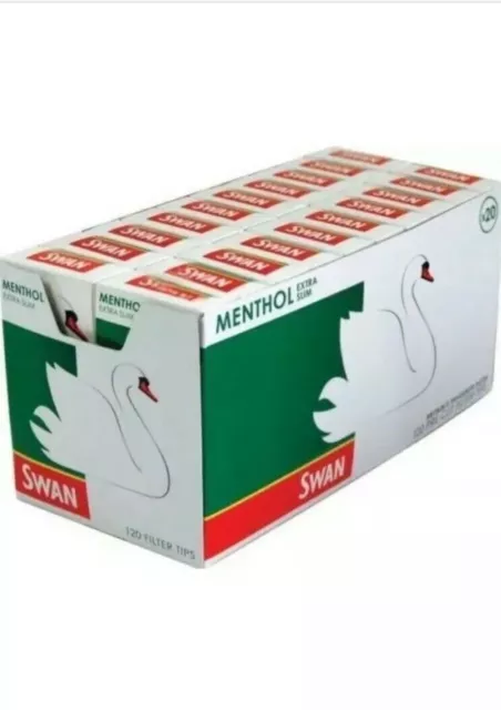 🔥 Swan Menthol Extra Slim Filter Tips  menthol swan ten menthol 🔥