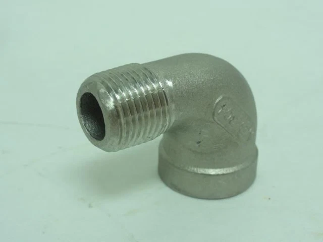 207995 New In Box; Industry-Std 1LTV5 Street Elbow; 90Deg; SS-304; 3/8 NPT