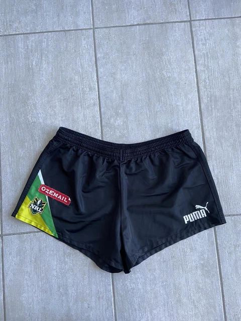 Canberra Raiders NRL Shorts Vintage Player Issue #1 Ozemail Rugby League Puma L