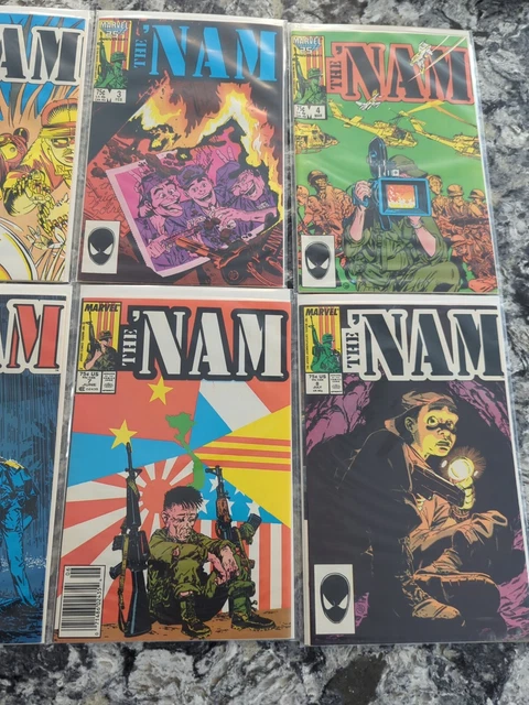 "The 'Nam" Marvel Comics Group Complete Run #1 - #14, 42,44,61 1986 2