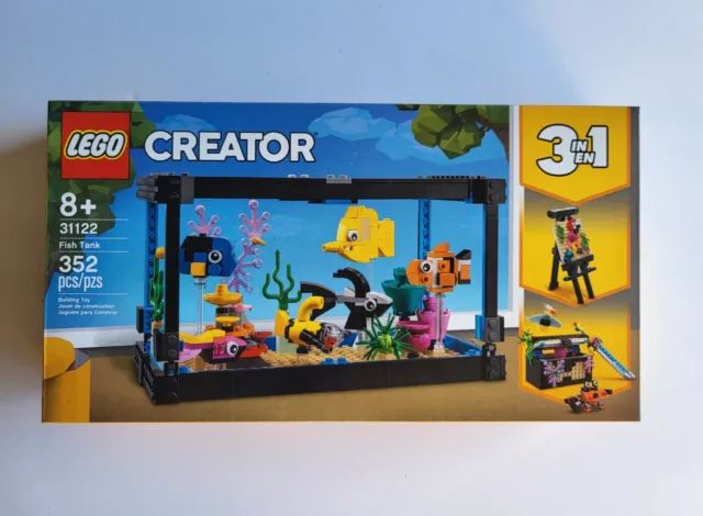 LEGO CREATOR: Fish Tank (31122) - NEW, Sealed Box, Retired, Aquarium - Fast Ship
