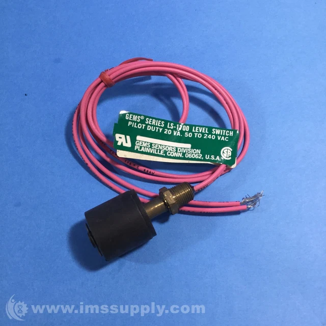 GEMS SENSORS LS-1700 Level Switch, Pilot Duty USIP