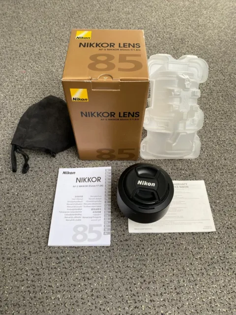 Nikon Objektiv AF-S NIKKOR 85mm f/1.8G (TOP-Zustand) inkl. OVP