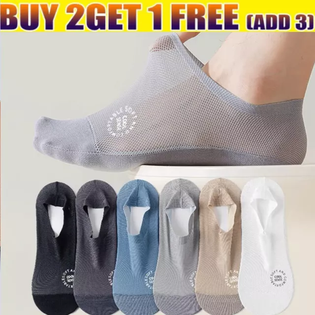 Ice Silk Socks Invisible Socks Mesh Socks Women's Sock Boat Socks Solid Color UK