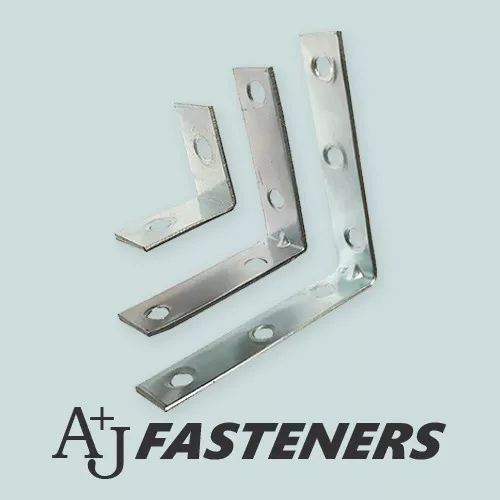 Discounted - Corner Brace Angle Bracket All Sizes L Right Angle Bzp Steel