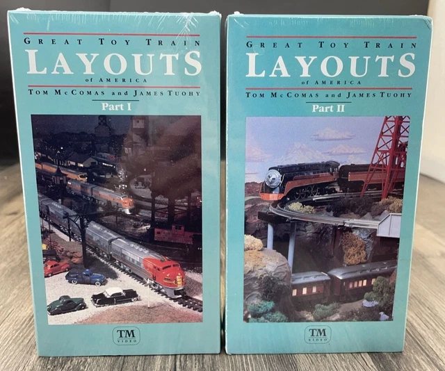 GREAT TOY TRAIN Layouts of America Part I & II SEALED VHS Tapes £5.50 PicClick UK