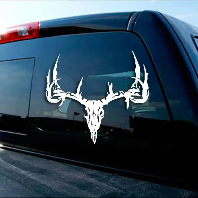 Whitetail Deer Skull Sticker Archery Hunting Decal for Hoyt Bone Collector PSE