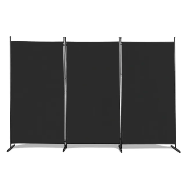3 Panel Room Divider Folding Privacy Screen Home Office Furniture Wall Partition