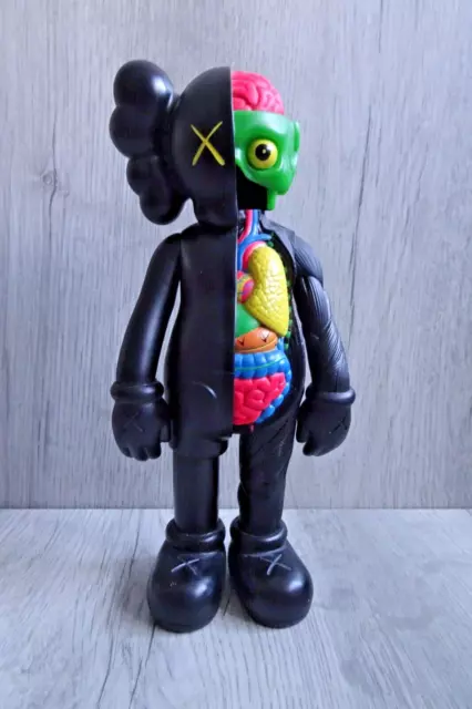 KAWS Companion Black Flayed  Dissected Open Edition Loose Medicom Toy 2016