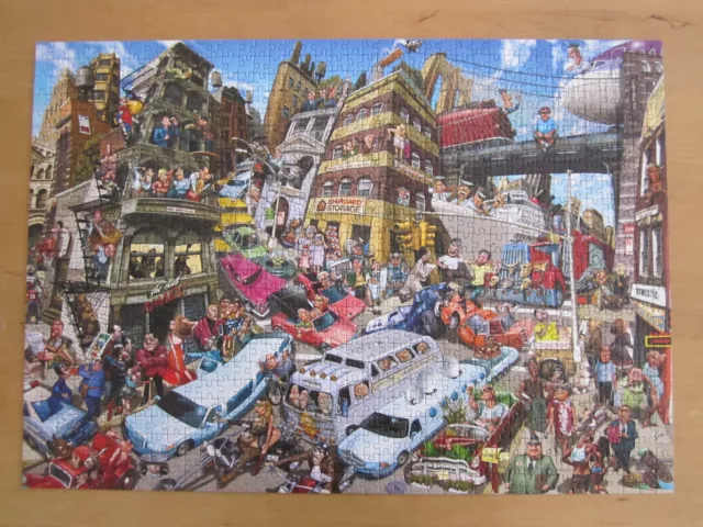 Heye Puzzle 1000 Teile - Streetlife - 48 x 68 cm, Igor Kravarik