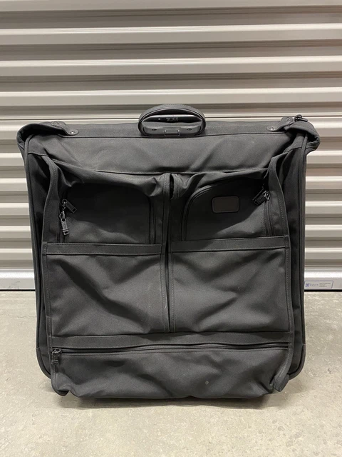 TUMI Black Garment Bag Extended Trip Rolling Wardrobe