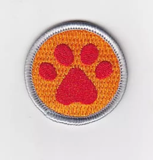 New Paw merit badge patch pet cat dog, Money for a good cause