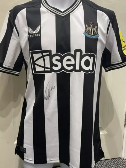 Signed Alexander Isak Newcastle United Autograph Home Shirt Sweden Real Sociedad