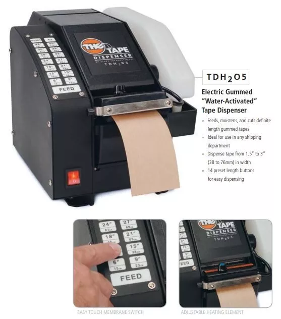 Start International  - Electric Gummed Tape Dispenser - TDH205 -New