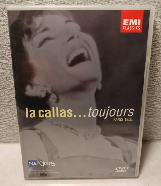 EMI DVD - Maria Callas - La Callas - Toujours - Paris 1958 - PAL Region Free