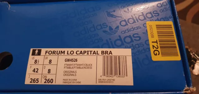 Reggiseno ADIDAS Forum Low Capital ""Berlin vive"" taglia 42 **imballaggio originale**