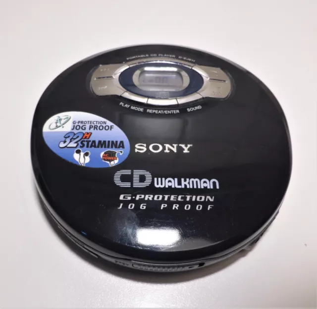 Sony CD Walkman D-EJ611 Lettore CD Portatile Vintage Nero