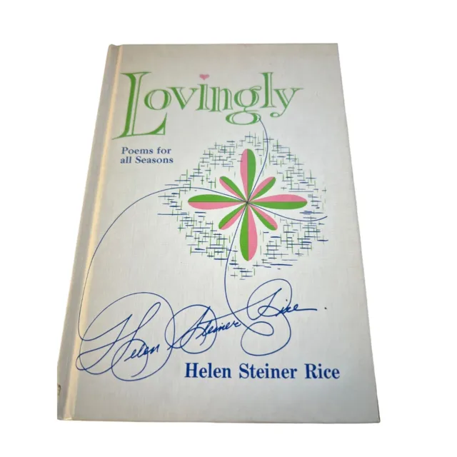 VINTAGE 1970 LOVINGLY Poems for All Seasons Helen Steiner Rice ...