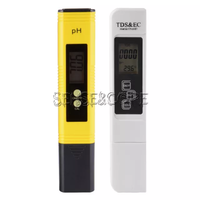 Digital PH Meter Tester Aquarium Pool LCD Pen Monitor TDS EC Water Meter Tester