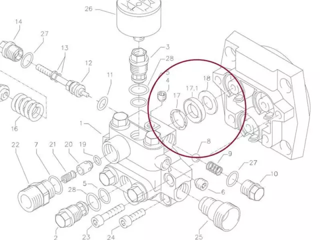 Kränzle Reparatur-Satz Manschetten 12 mm für Kränzle junior 120 bar  - Zustand: 2