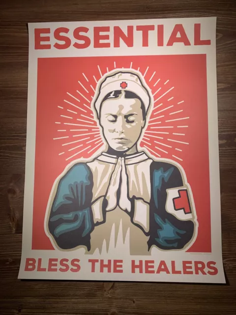 Marvin Madariaga ESSENTIAL Urban Street Art Print Poster Healthcare Obey Giant