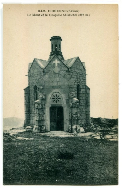 CPA 73 Savoie Curienne Le mont et la Chapelle St-Michel