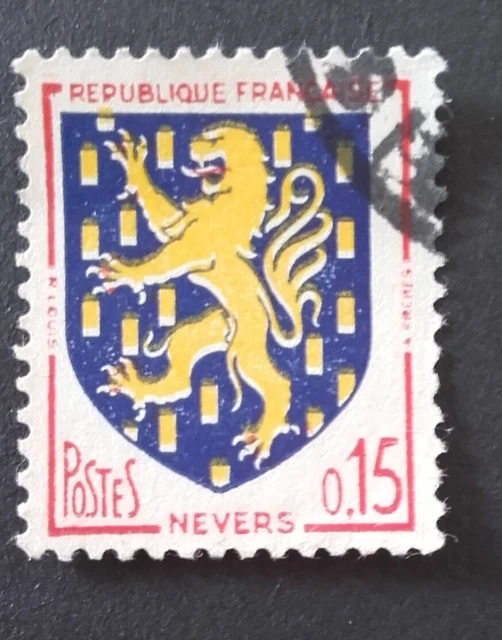 TIMBRE FRANCE ARMOIRIES De Nice Armoiries Des Villes De France (Troisième Série) EUR 1,30