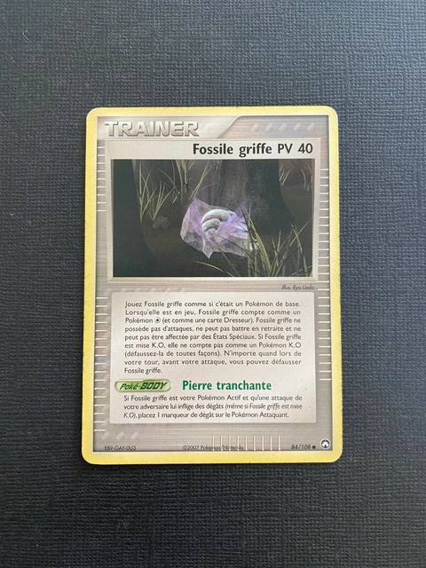 Pokemon Card Fossil Claw PV 40 84/108 - Common - EX Guardians of Power VF