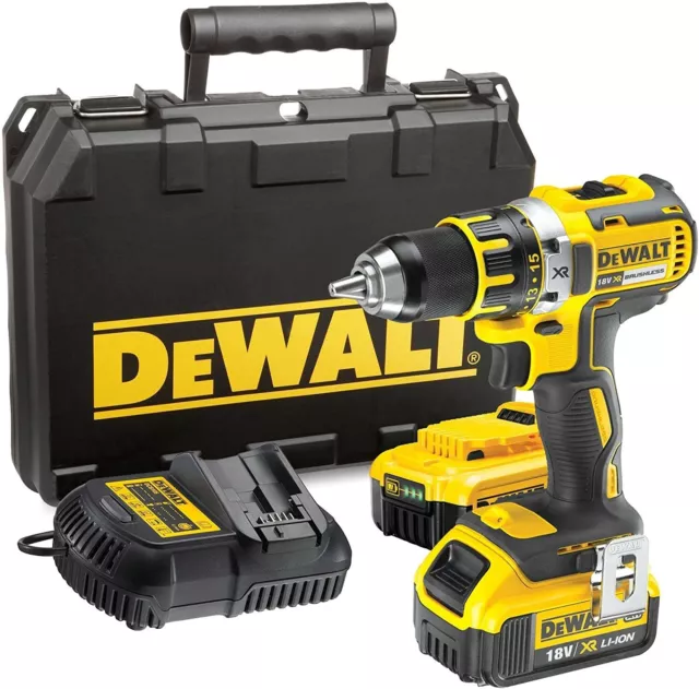 Trapano avvitatore DeWalt DCD790M2 18V 2 x Batteria 4ah + Caricabatterie