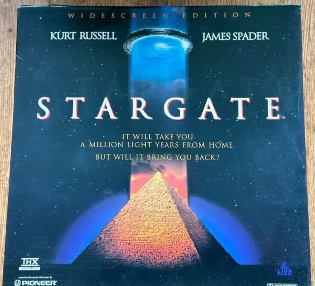 Stargate US LaserDisc NTSC 1994 Kurt Russell Sci-Fi Action Movie AC-3