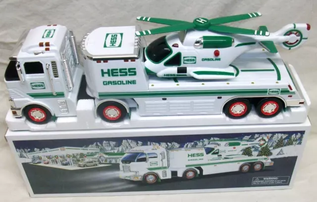 MIB 2006 Hess Toy Truck And Helicopter (Never Displayed, Mint In Box)