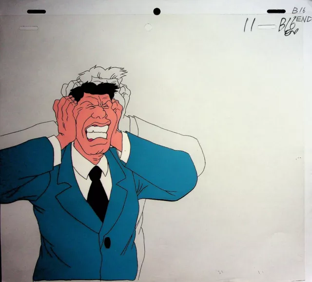 The Real Ghostbusters 1986 Production Animation Hand Painted Cel & Pencil DIC