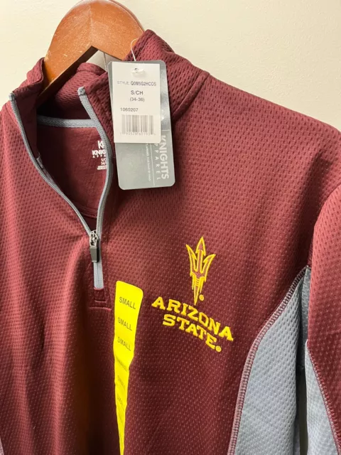 Arizona State University ASU New NCAA Official Quarter Zip Pullover All Sizes