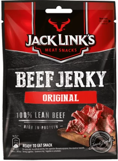 Jack Links (83,17 €/ kg) Beef Jerky Trockenfleisch USA - drei Sorten wählbar