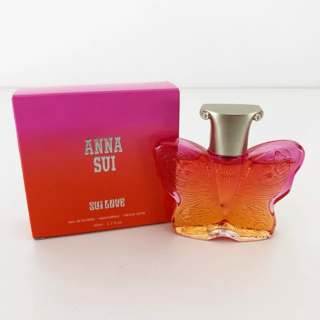 Anna Sui Sui Love 50ml Eau de Toilette EdT Natural Spray Woman Damenduft Neu OVP