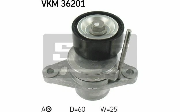 SKF Galet tendeur (courroie d'accessoire) pour DACIA SANDERO VKM 36201