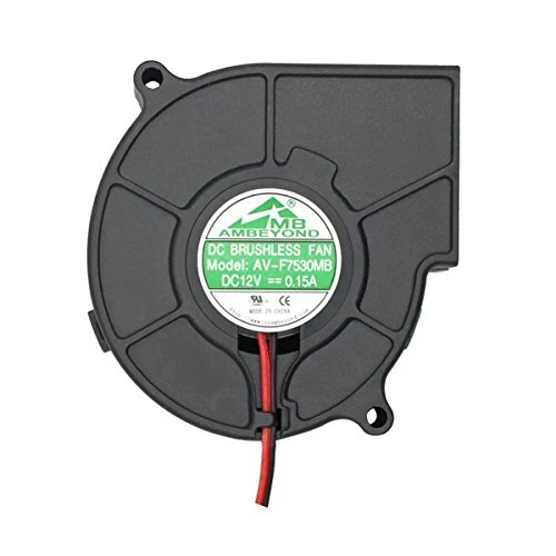 75mm x 30mm 7530 DC 12V Cooling Blower Fan Dual Ball Bearing Brushless